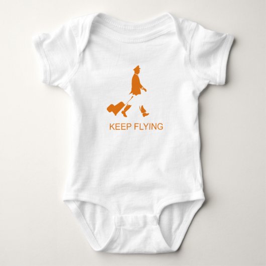T-shirt Keep Flying - Airline Pilot (Devant)