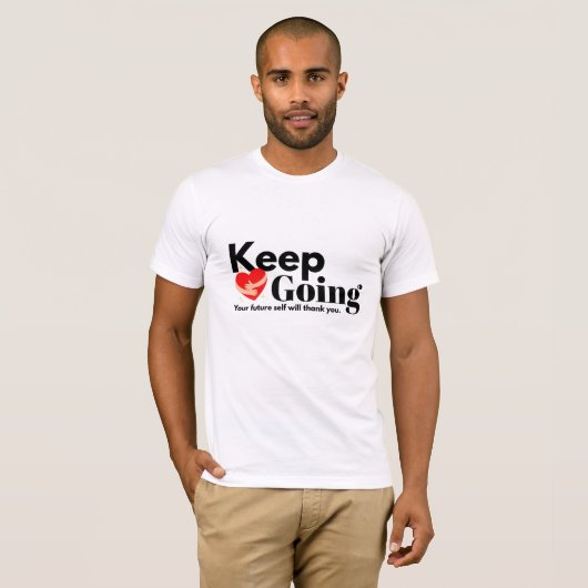 T-shirt Keep Going (Devant entier)
