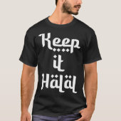 T-shirt Keep it halal (Devant)