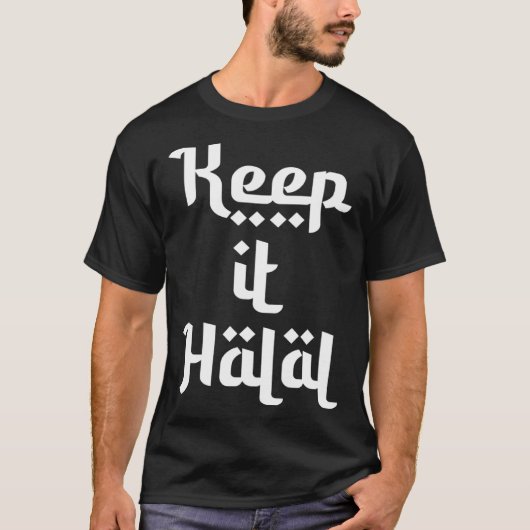 T-shirt Keep it halal (Devant)