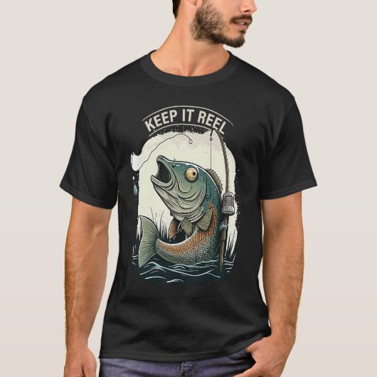 T-shirt Keep It Reel Fishing 1 (Devant)