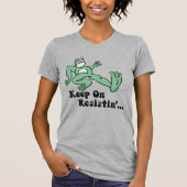 T-shirt Keep on resisting with the Portland frog (Devant)