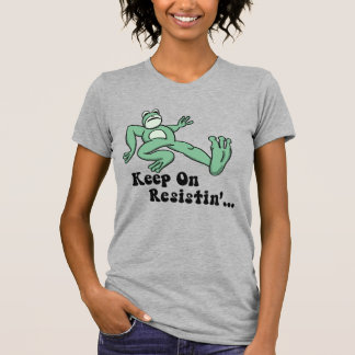 T-shirt Keep on resisting with the Portland frog