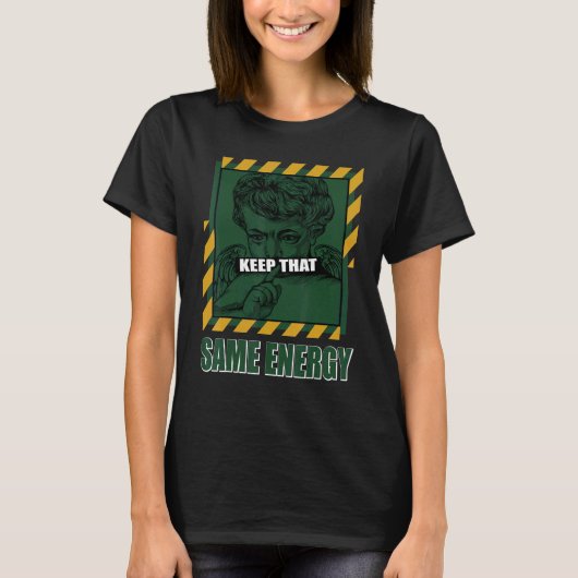 T-shirt Keep Same Energy JD 1 Mid Sonics Noble Green Polle (Devant)