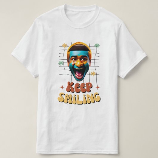 T-shirt Keep smiling (Design devant)