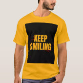 T-shirt Keep Smiling pour unisexe (Devant)
