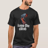 T-shirt Keep the climb (Devant)
