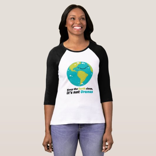 T-shirt Keep The Earth Clean (Devant entier)