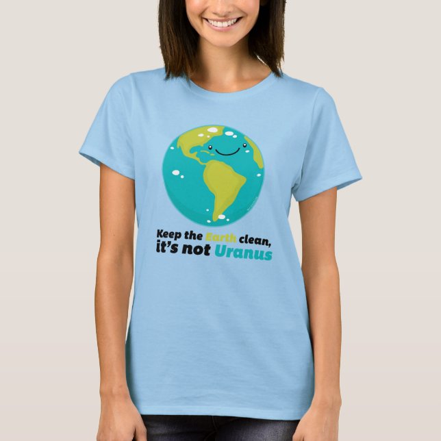 T-shirt Keep The Earth Clean (Devant)
