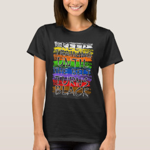 T-shirt Keep Training Until Belt Turns Black Karate Taekwo