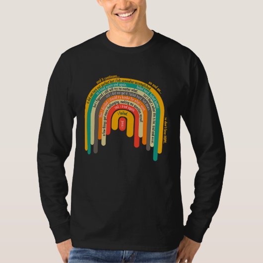 T-shirt Keep Trying with Hope (Devant)