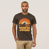 T-shirt Keep Your Eyes on the Horizon – Motivational Mount (Devant entier)