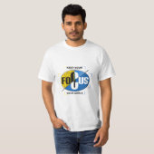 T-shirt Keep Your Focus on Your Goals Motivational Graphic (Devant entier)