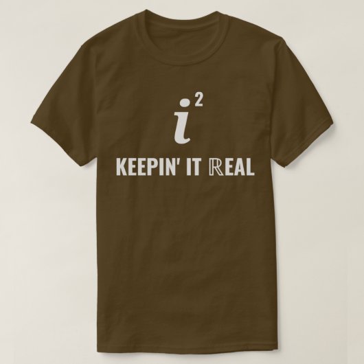 T-shirt Keepinx27 It Real Geeky Math Joke Professeur Étudi (Design devant)