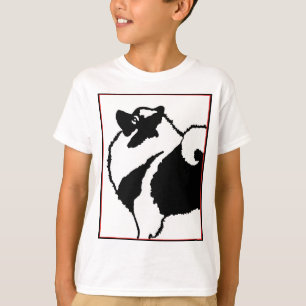 T-shirt Keeshond Graphics - Cute Original Chig Art