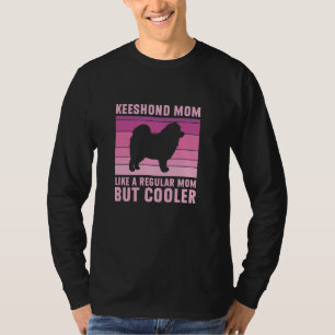T-shirt Keeshond Maman Régulière Maman Mais Glacière Funny