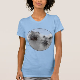 T-shirt Keeshond Paire de Kees Peinture Art animal origina