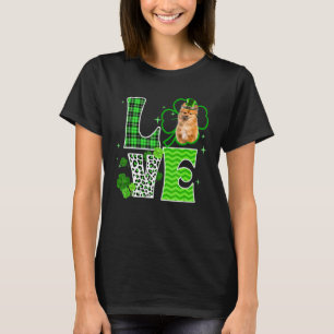 T-shirt Keeshond Shamrock Lucky C Jour de la Saint Patrick