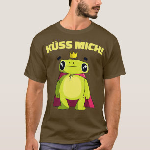 T-shirt Kein Prinz nur ein Frog Funny Single Flirt