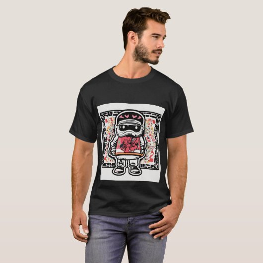 T-shirt "Keith Haring : Le langage visuel d'une génération (Devant entier)