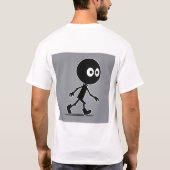 T-shirt Keith Haring x Bape Cartoon Logo T-Shirt" (Dos)