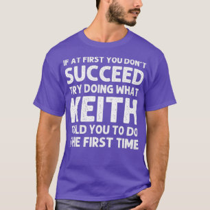 T-shirt KEITH Nom du cadeau Anniversaire Personnalisé Dr