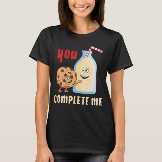 T-shirt Keks de lait, vous me complétez Biscuit Milk Frien (Devant)