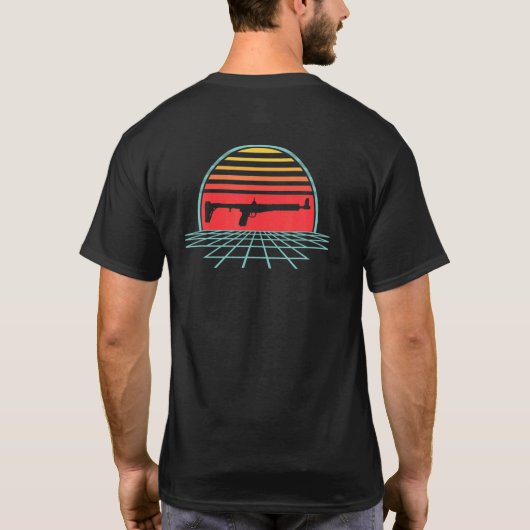 T-shirt Kel Tec Sub2000 Accessoires Fun Retro Tactical Kel (Dos)
