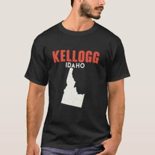 T-shirt Kellogg Idaho USA State America Travel Idahoan