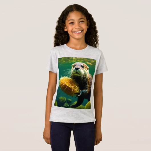 T-Shirt Kelp Forest Playground: The Otter’s World (Devant entier)