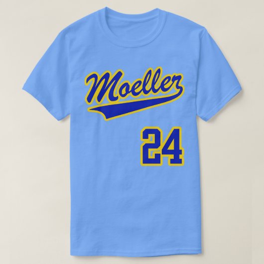 T-shirt Ken Griffey Jr MOELLER Jersey Avant Imprimer (Design devant)
