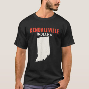 T-shirt Kendallville Indiana USA State America Travel Indi