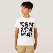 T-shirt Kendama cubé, noir (Devant entier)