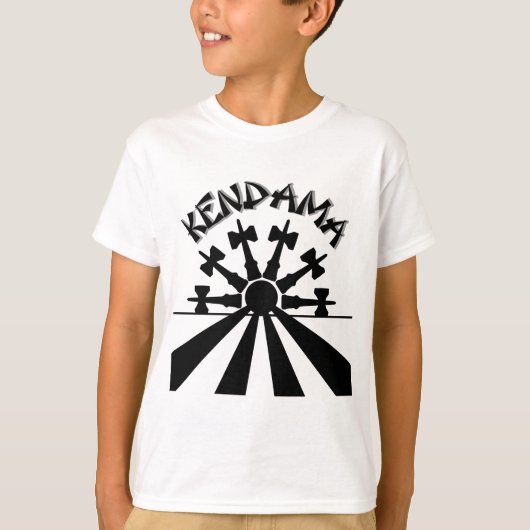 T-shirt Kendama Sun, noir (Devant)