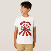 T-shirt Kendama Sun, rouge (Devant entier)