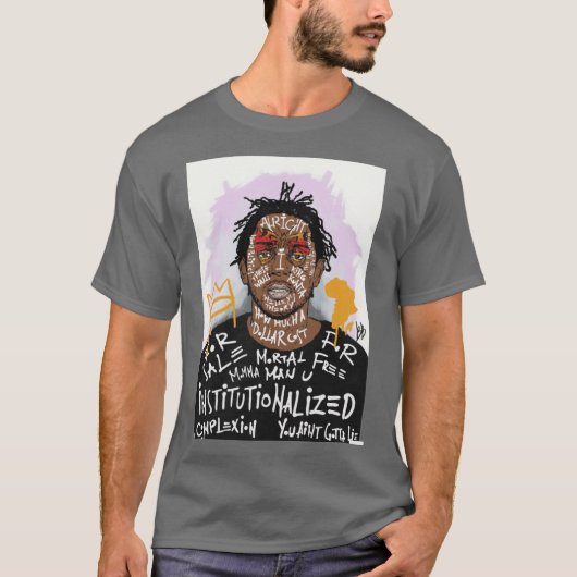 T-shirt Kendrick Lamar retro (Devant)