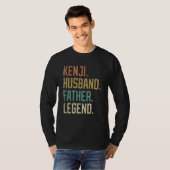 T-shirt Kenji Husband Father Legend Father's Day Retro (Devant entier)