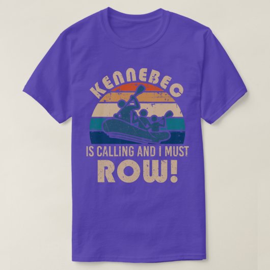 T-shirt Kennebec rafting (Design devant)