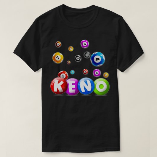 T-shirt Keno Casino jeu (Design devant)