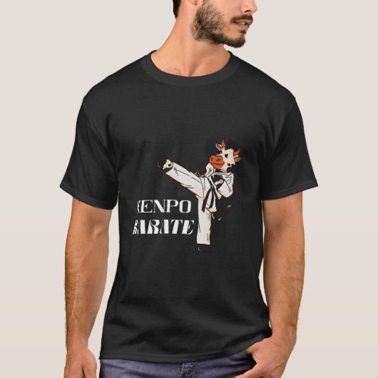 T-shirt Kenpo Karate Cow Mial Kempo Karate Japanese Fighti (Devant)