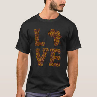 T-shirt Kente Cloth Dashiki Imprimer Tr Ethnique Tribale A