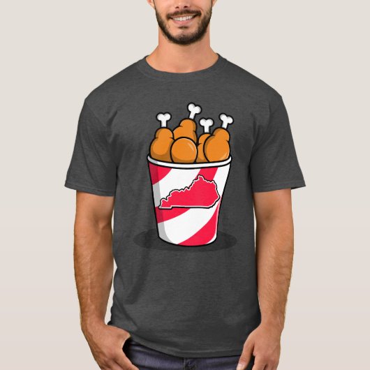 T-shirt Kentucky Bucket of Chicken (Devant)