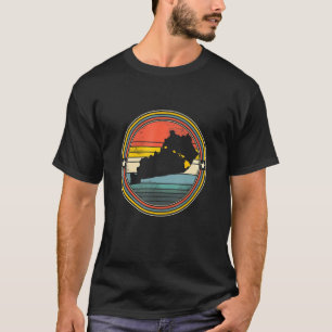 T-shirt Kentucky Hawaii Racines Origine Carte d'État Rétro