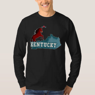 T-shirt Kentucky Horse Map State