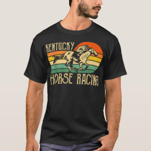 T-shirt Kentucky Horse Racing Fan Retro Derby Racing Festi