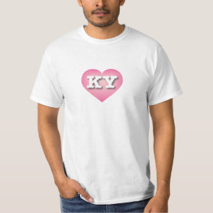 T-shirt Kentucky Rose Fade Heart - J'aime KY