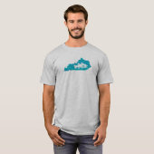 T-shirt Kentucky Wave Fishing (Devant entier)
