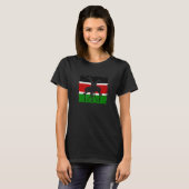 T-shirt Kenya Flag with Giraffe  (Devant entier)
