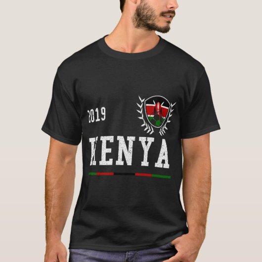T-shirt Kenya Football Jersey 2019 Football Kenyan (Devant)