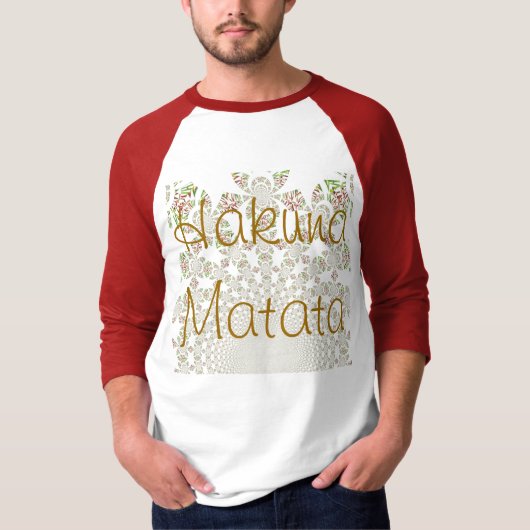 T-shirt Kenya Modèle de T-shirt Basic Hakuna Matat (Devant)